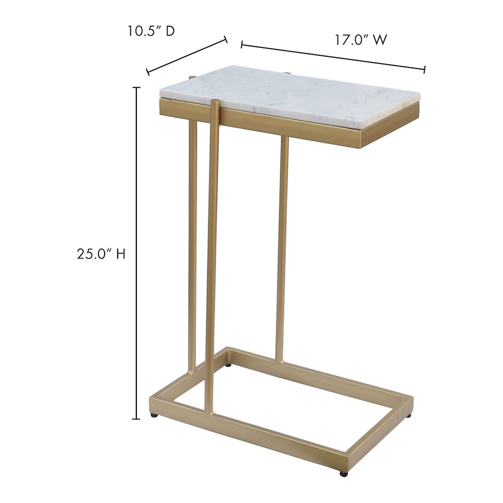 Sulu C Table White. Picture 7