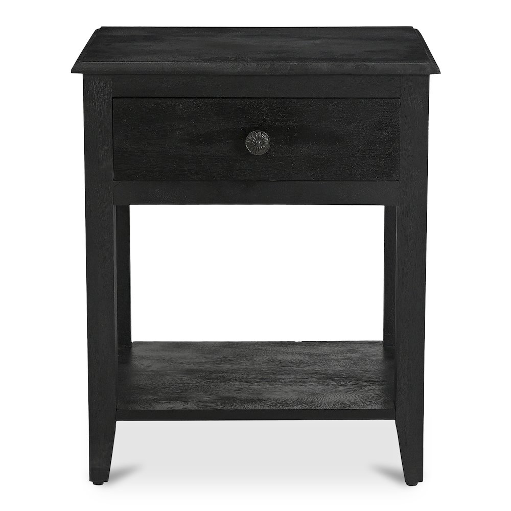 Corrine Nightstand Antique Black. Picture 1