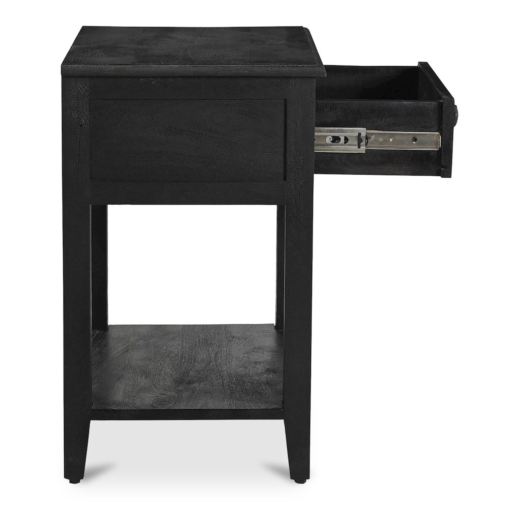 Corrine Nightstand Antique Black. Picture 6