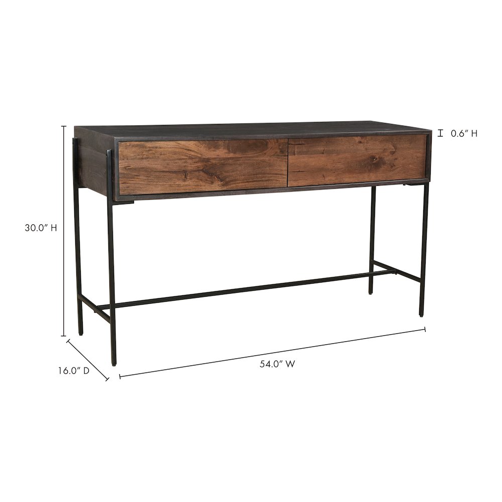Tobin Console Table Light Brown. Picture 9