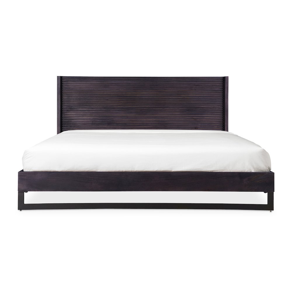 Paloma King Bed Charcoal Grey. Picture 1