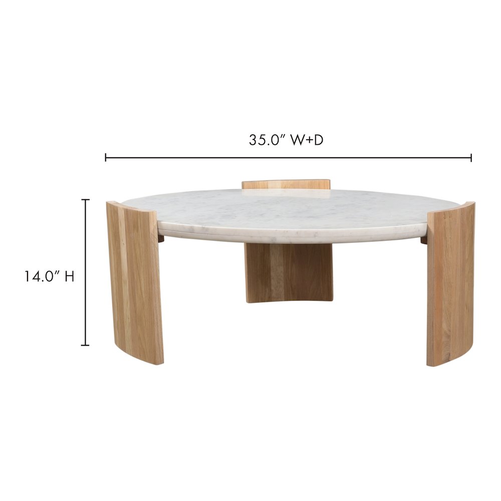 Dala Coffee Table White. Picture 6