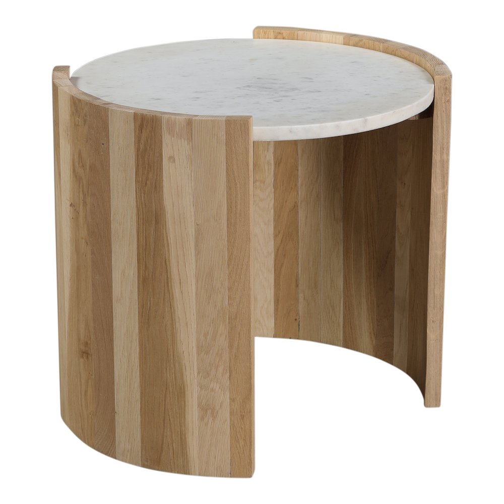 Dala Side Table White. Picture 3