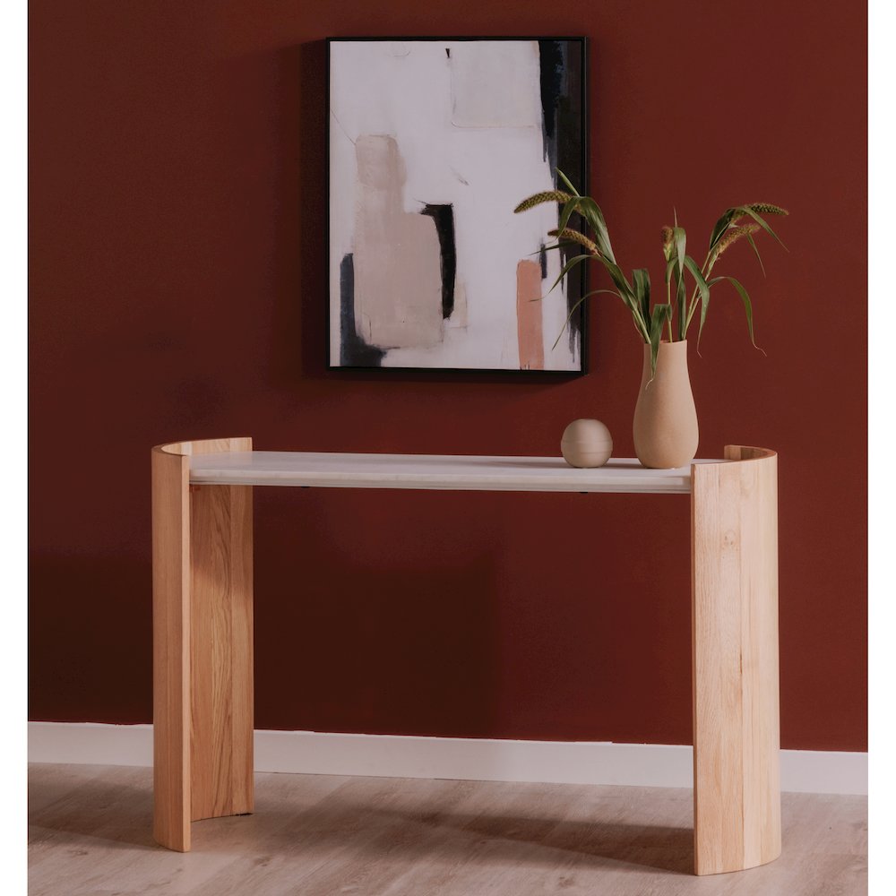 Dala Console Table White. Picture 5