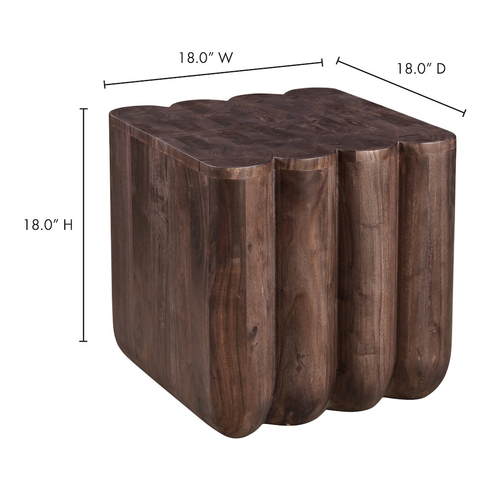 Punyo Punyo Accent Table Espresso Brown. Picture 9