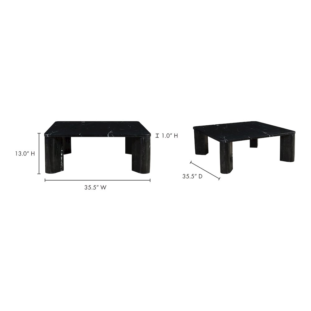 Segment Coffee Table Jetty Black. Picture 9