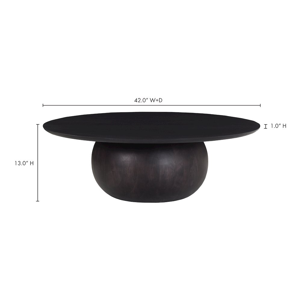 Bradbury Large Coffee Table Black. Picture 6