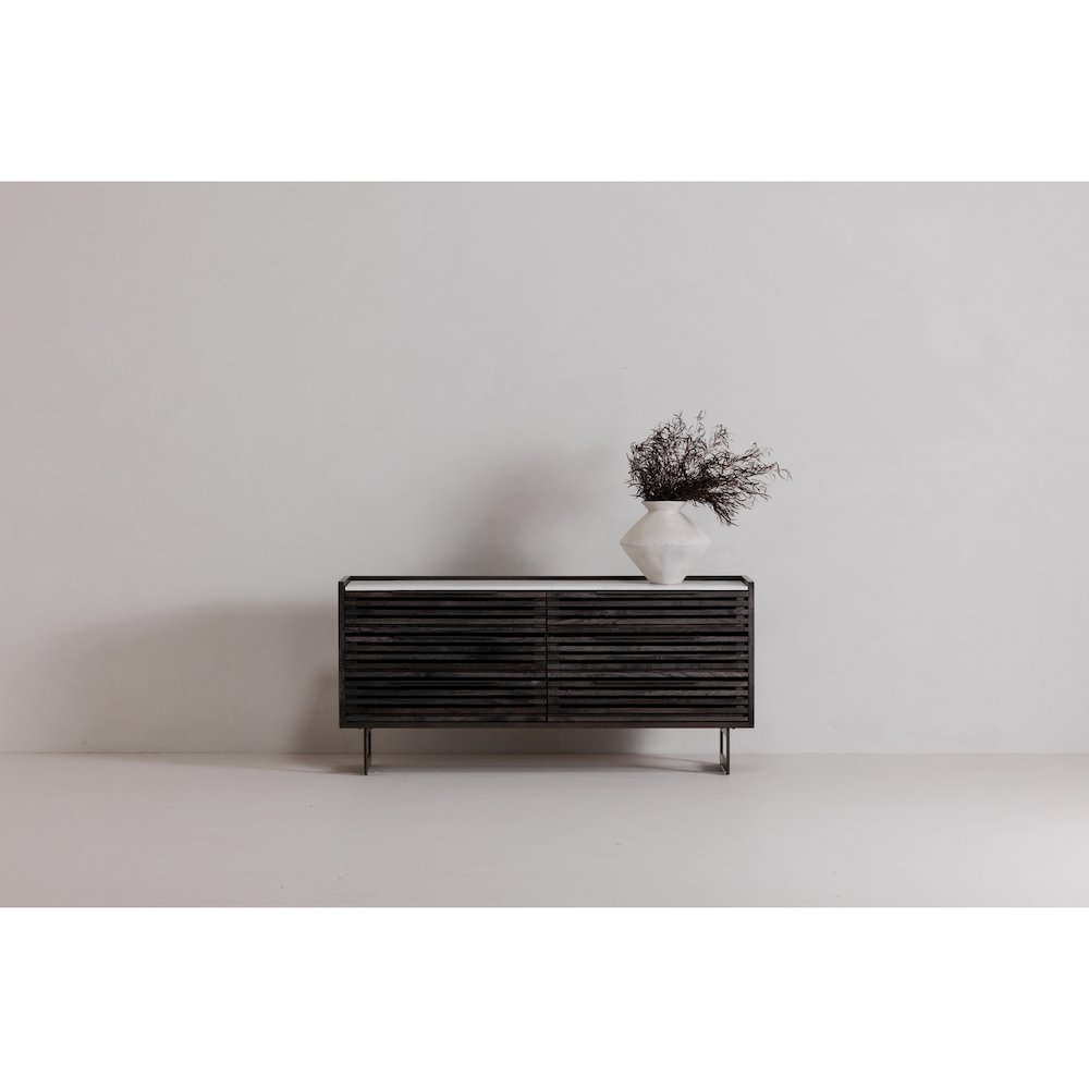 Paloma 6 Drawer Dresser Black. Picture 9