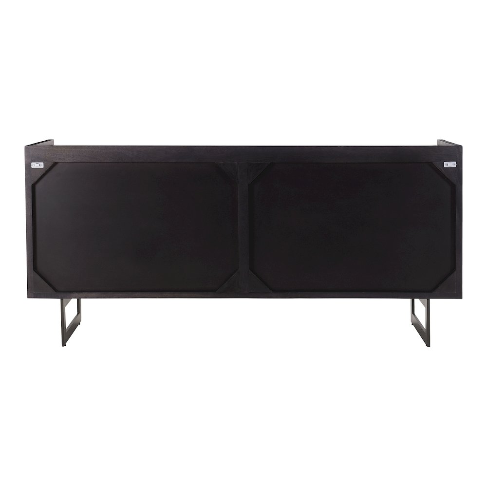Paloma 6 Drawer Dresser Black. Picture 6