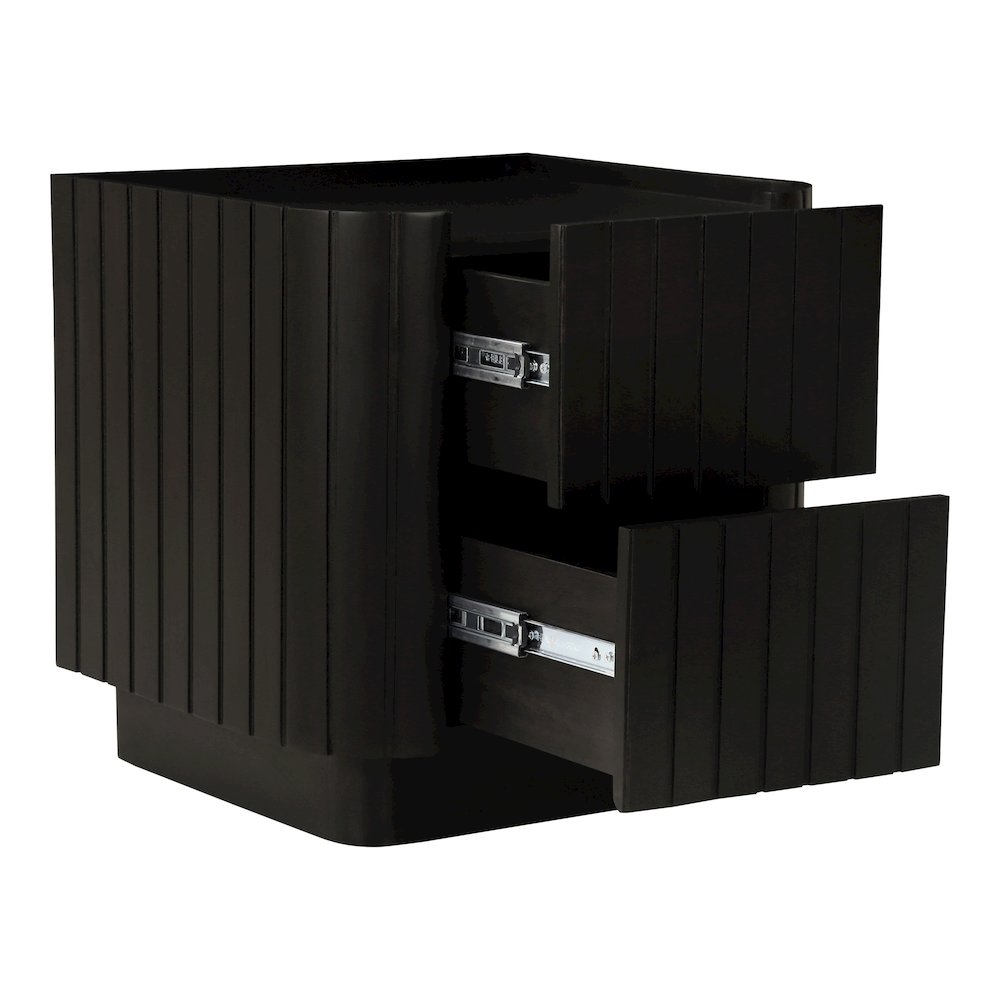 Povera Nightstand Black. Picture 4