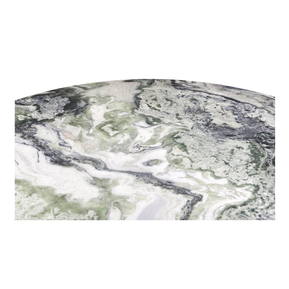 Celia Round Dining Table Green Onyx Marble. Picture 6