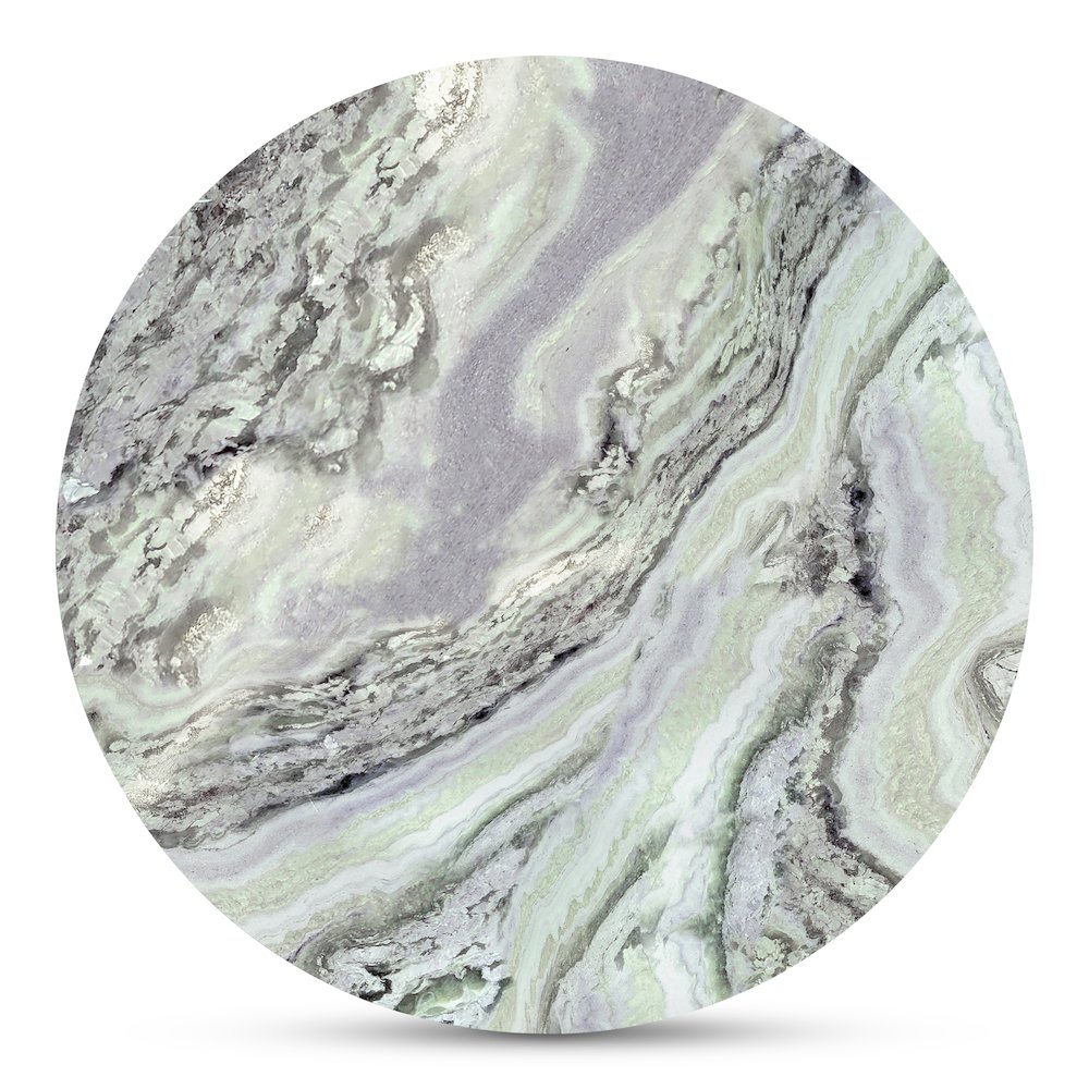 Celia Round Dining Table Green Onyx Marble. Picture 7