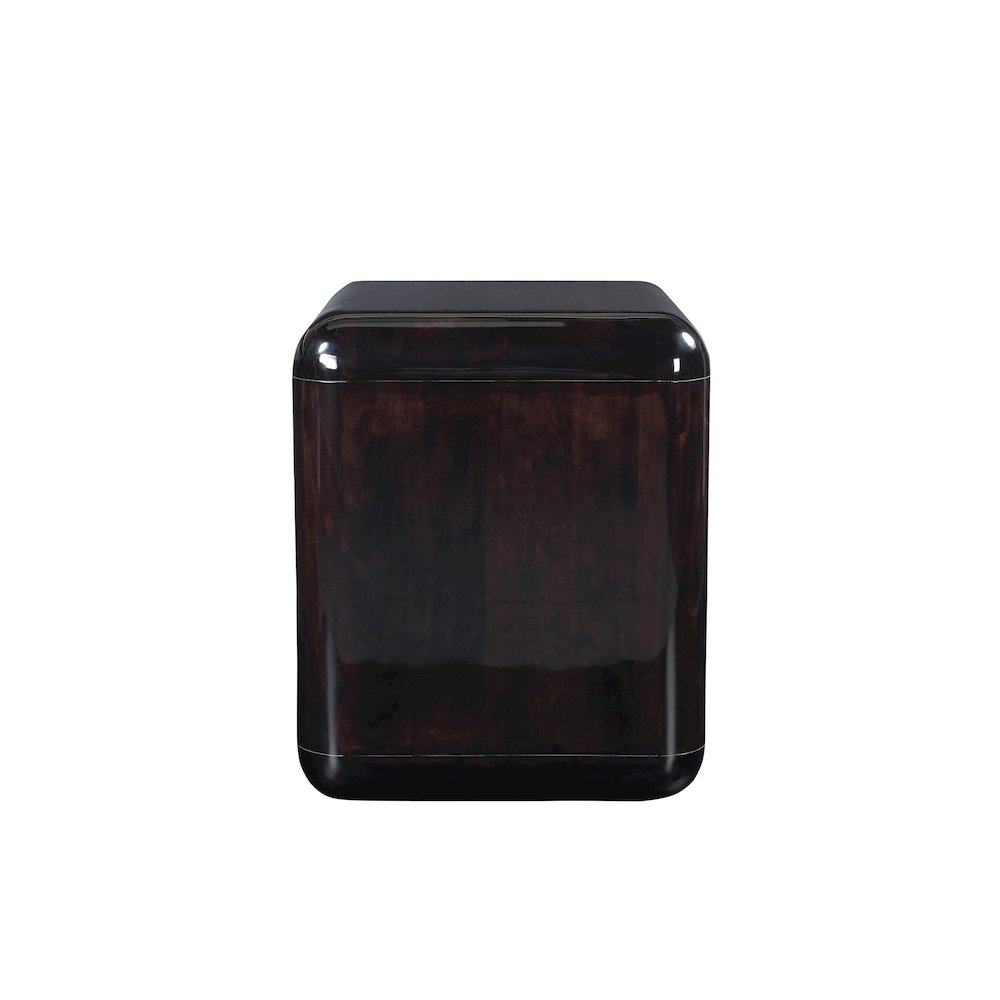 Rory Nightstand Dark Brown. Picture 3