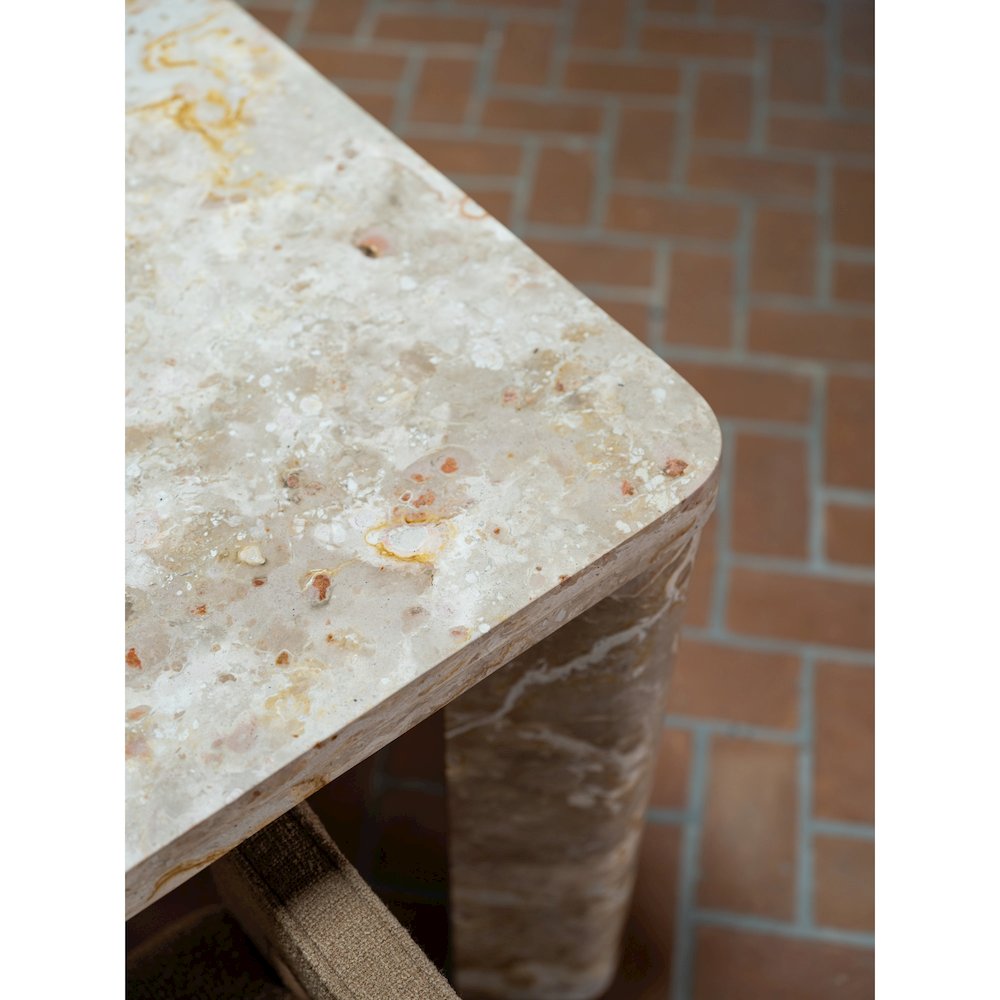 Segment Dining Table Panther Stone Beige. Picture 2