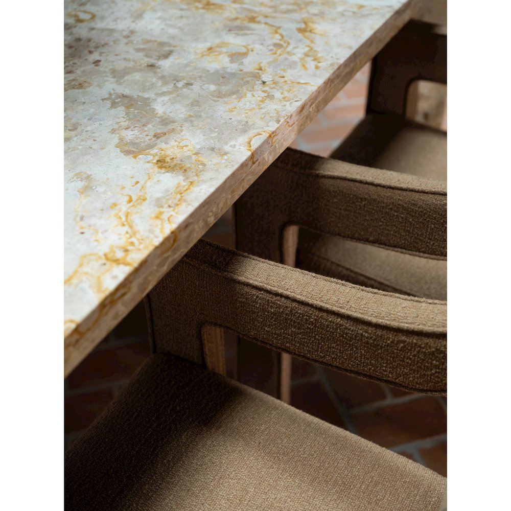 Segment Dining Table Panther Stone Beige. Picture 8