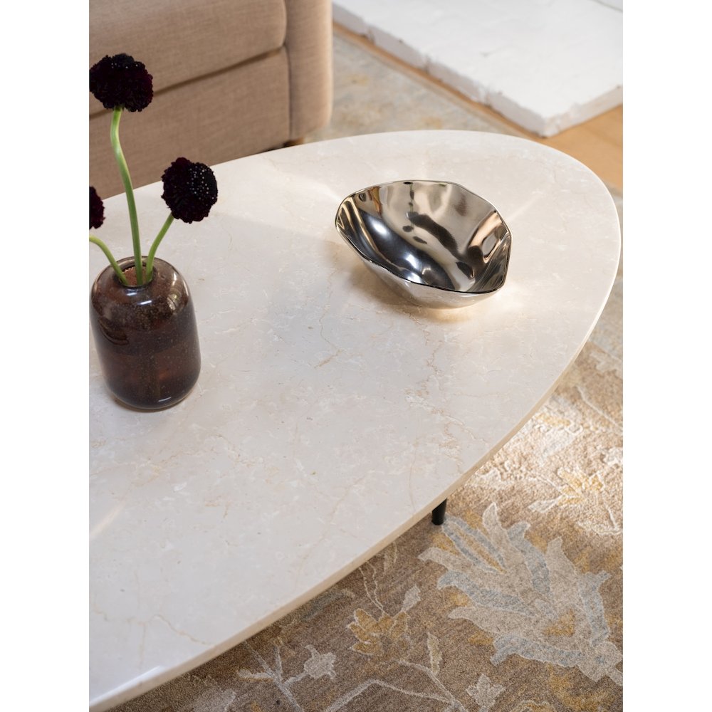 Winona Coffee Table Botticino Beige Marble. Picture 9