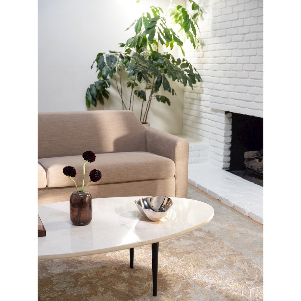 Winona Coffee Table Botticino Beige Marble. Picture 10