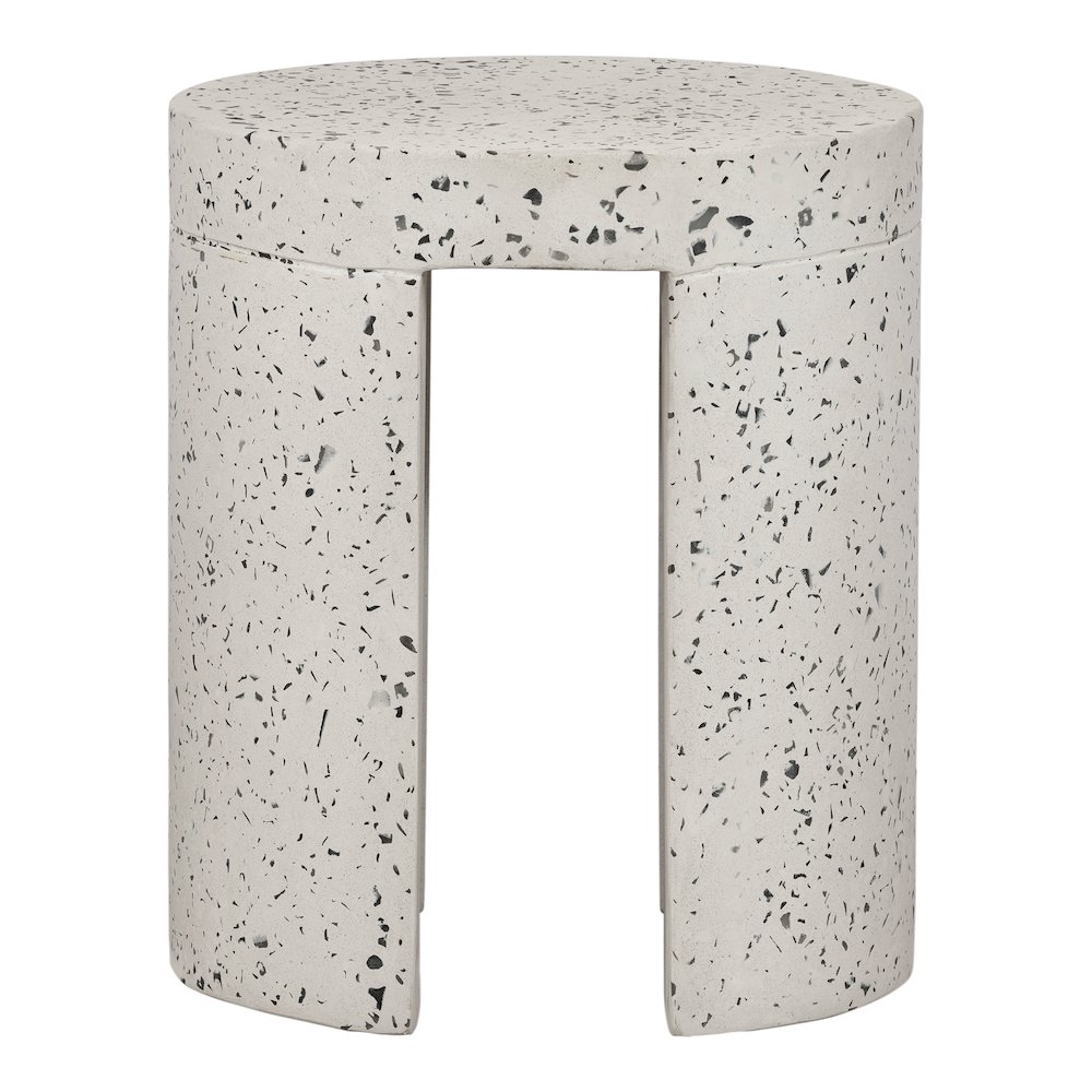 Lyon Outdoor Stool Light Grey. Picture 1