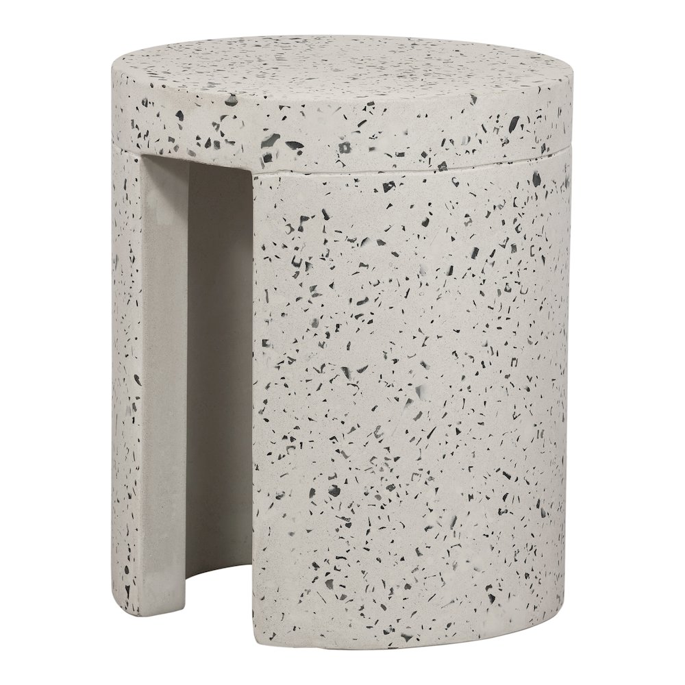 Lyon Outdoor Stool Light Grey. Picture 2
