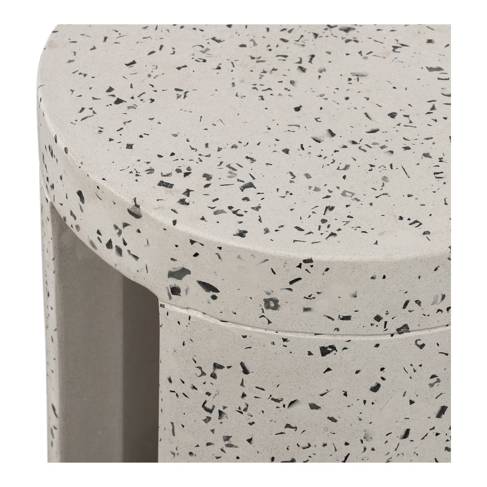 Lyon Outdoor Stool Light Grey. Picture 5