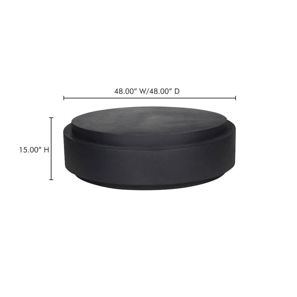 Cosmo Outdoor Coffee Table Black. Picture 5