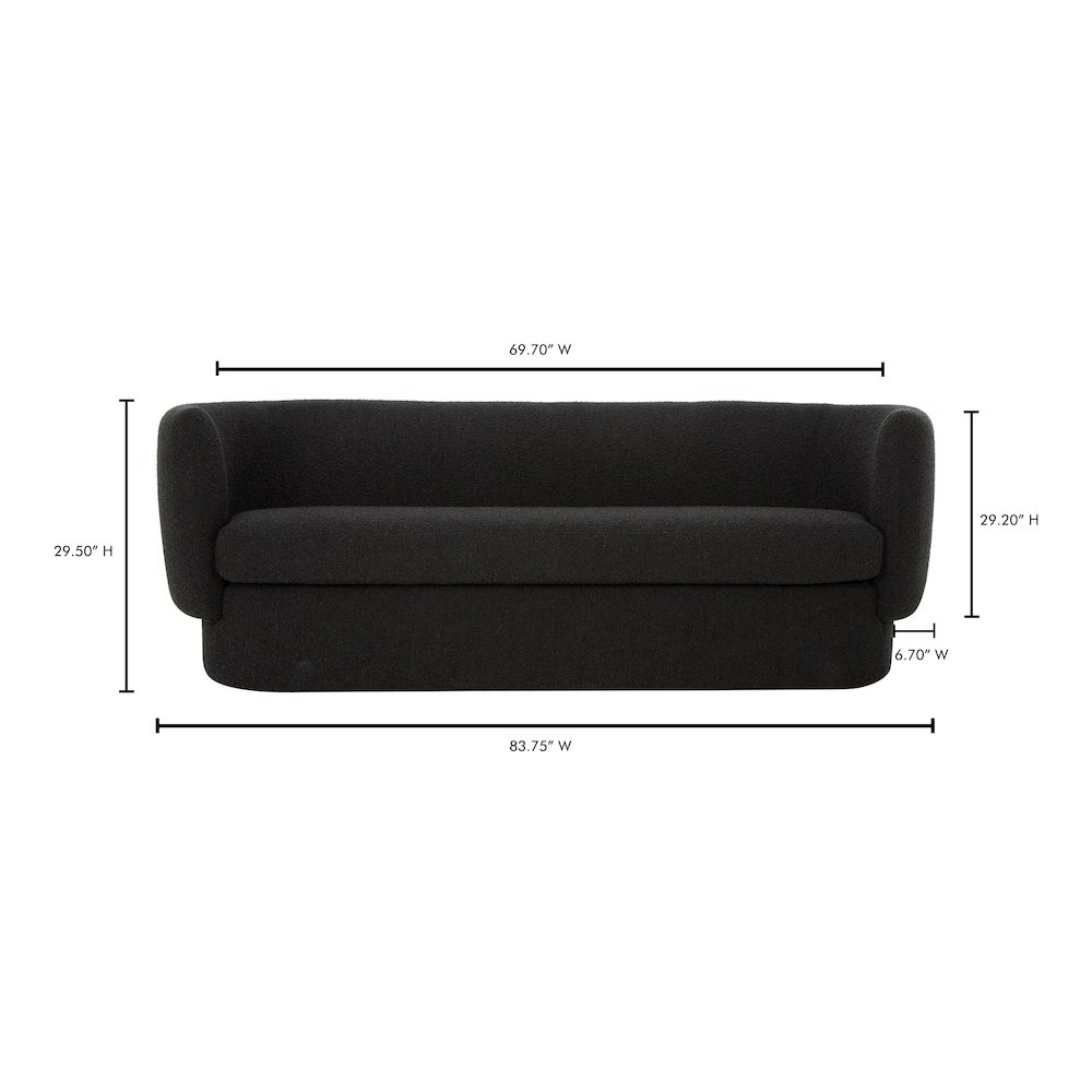Koba Sofa Maya Black. Picture 10
