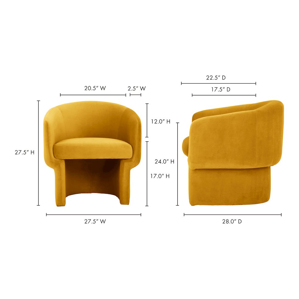 Franco Chair Mustard. Picture 10