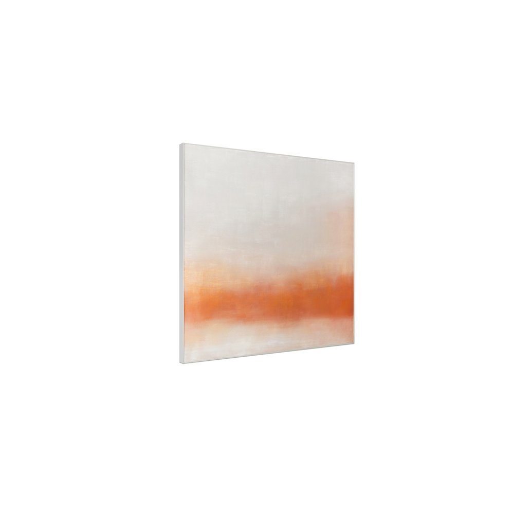 Morning Light Framed Painting Soft Orange. Picture 2