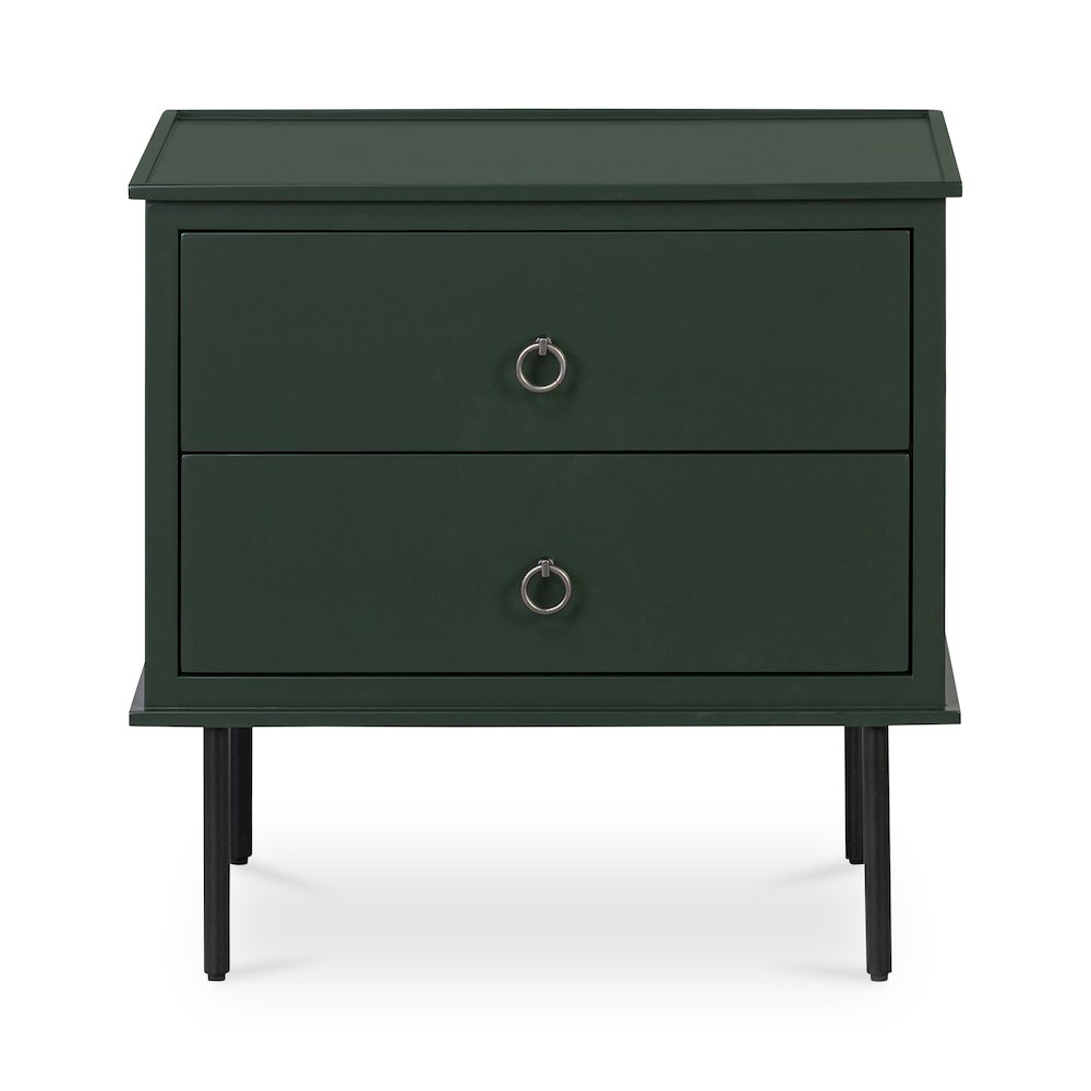 Reagan Nightstand Deep Green. Picture 1