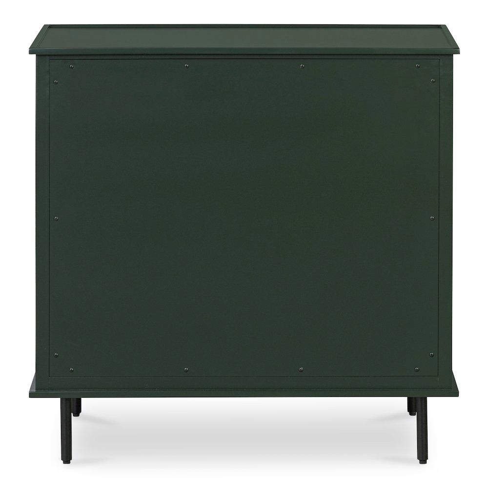 Reagan 3 Drawer Nightstand Deep Green. Picture 4