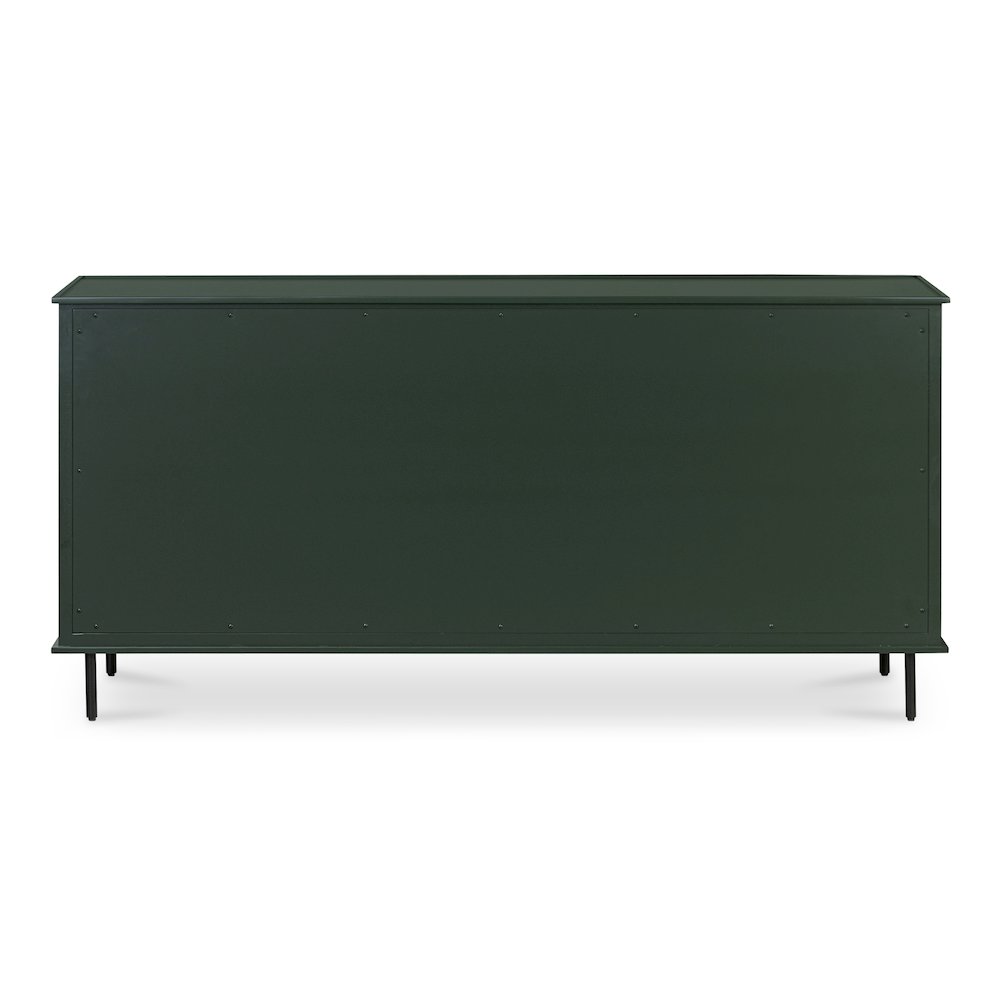 Reagan 6 Drawer Dresser Deep Green. Picture 4