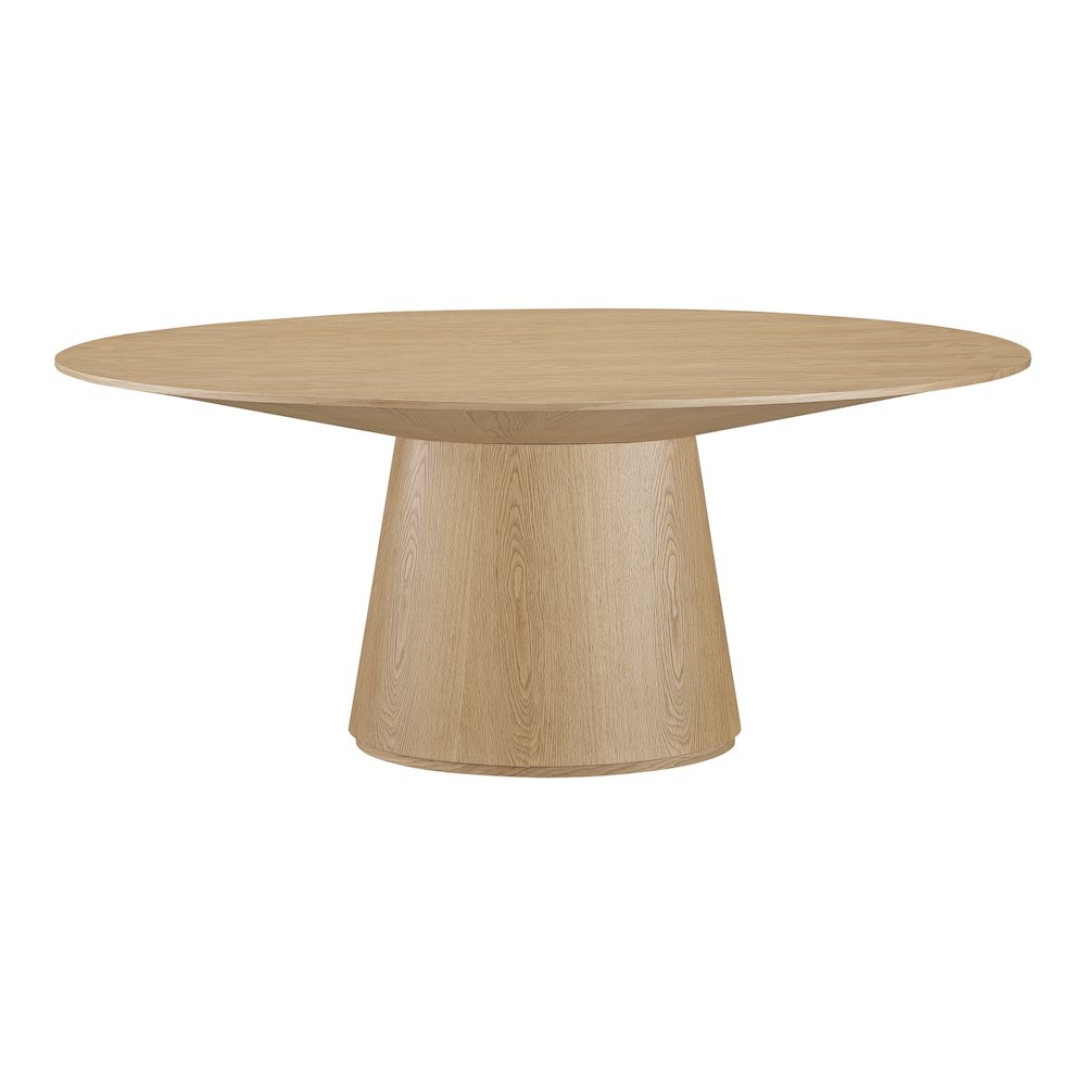 Otago Oval Dining Table Natural Oak. Picture 1