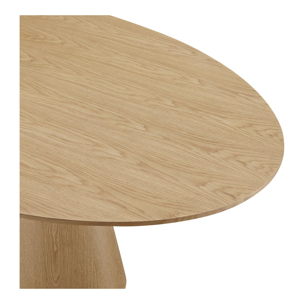 Otago Oval Dining Table Natural Oak. Picture 5