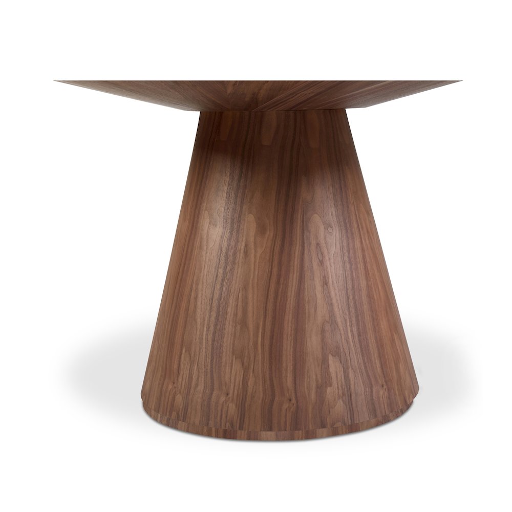 Otago Round 54In Dining Table Walnut Brown. Picture 3