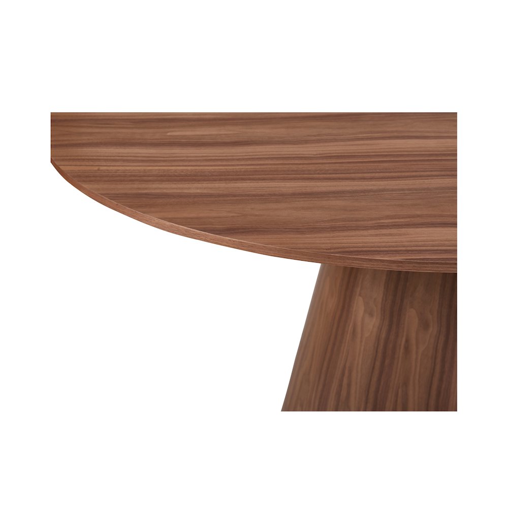 Otago Round 54In Dining Table Walnut Brown. Picture 4