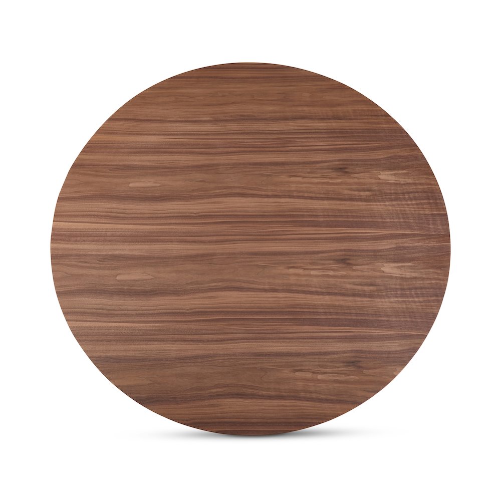 Otago Round 54In Dining Table Walnut Brown. Picture 5