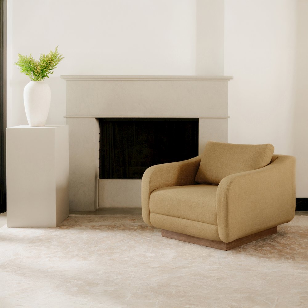 Keane Lounge Chair Ochre. Picture 8