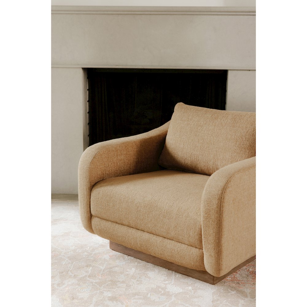 Keane Lounge Chair Ochre. Picture 6