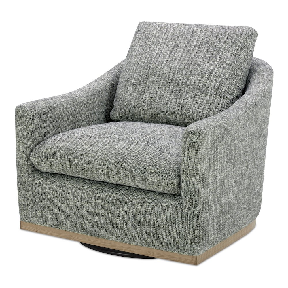 Linden Swivel Chair Slated Moss. Picture 2