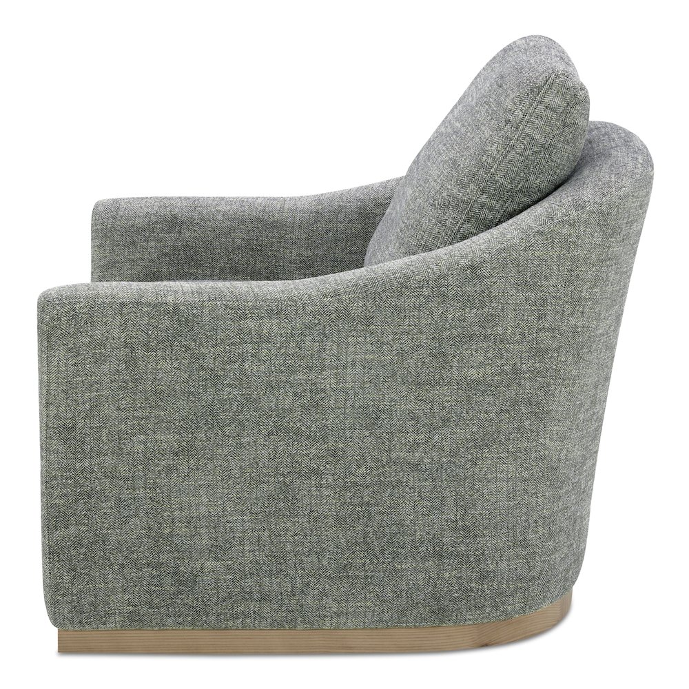 Linden Swivel Chair Slated Moss. Picture 3
