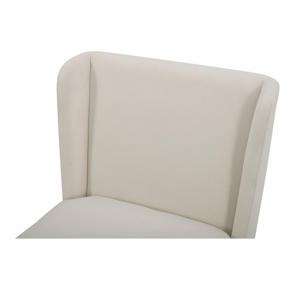 Cormac Rolling Dining Chair Cream. Picture 2