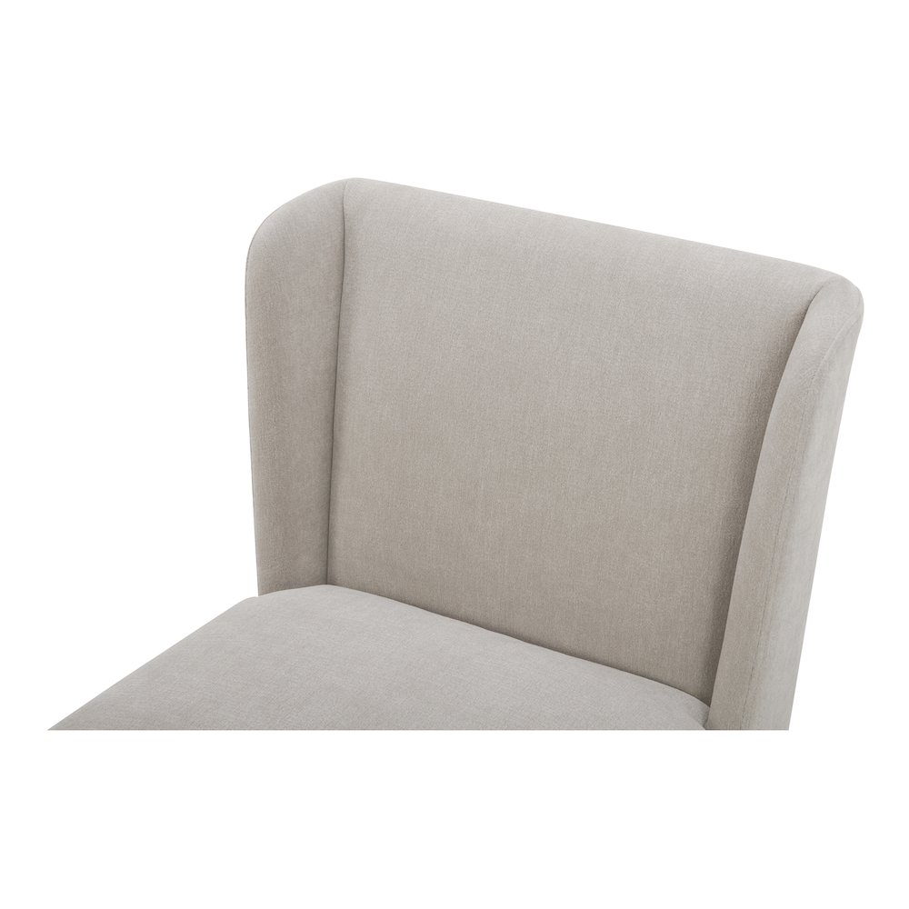 Cormac Rolling Dining Chair Warm Sand. Picture 2