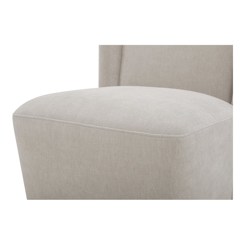 Cormac Rolling Dining Chair Warm Sand. Picture 3