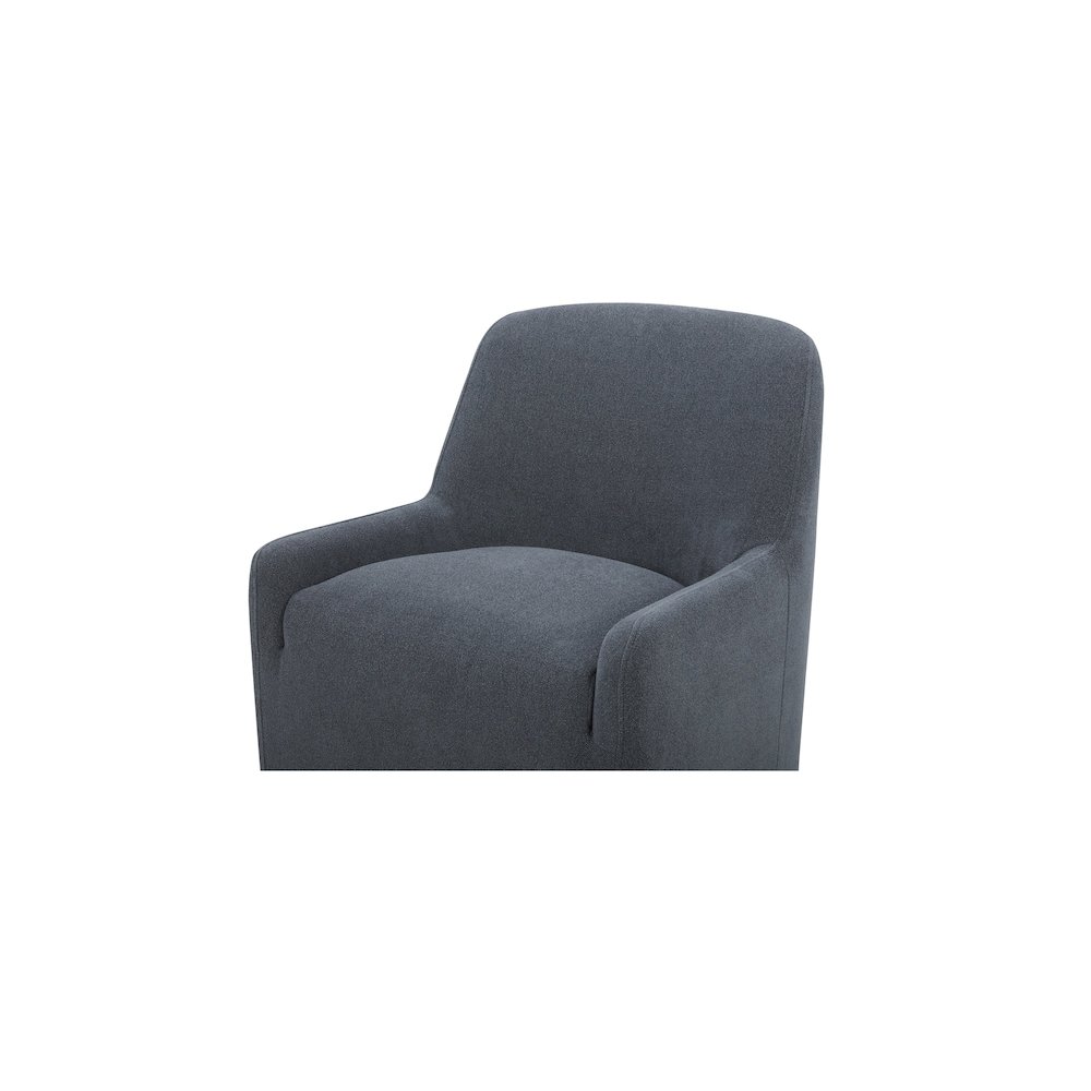 Maisie Rolling Dining Chair Slate Blue. Picture 5