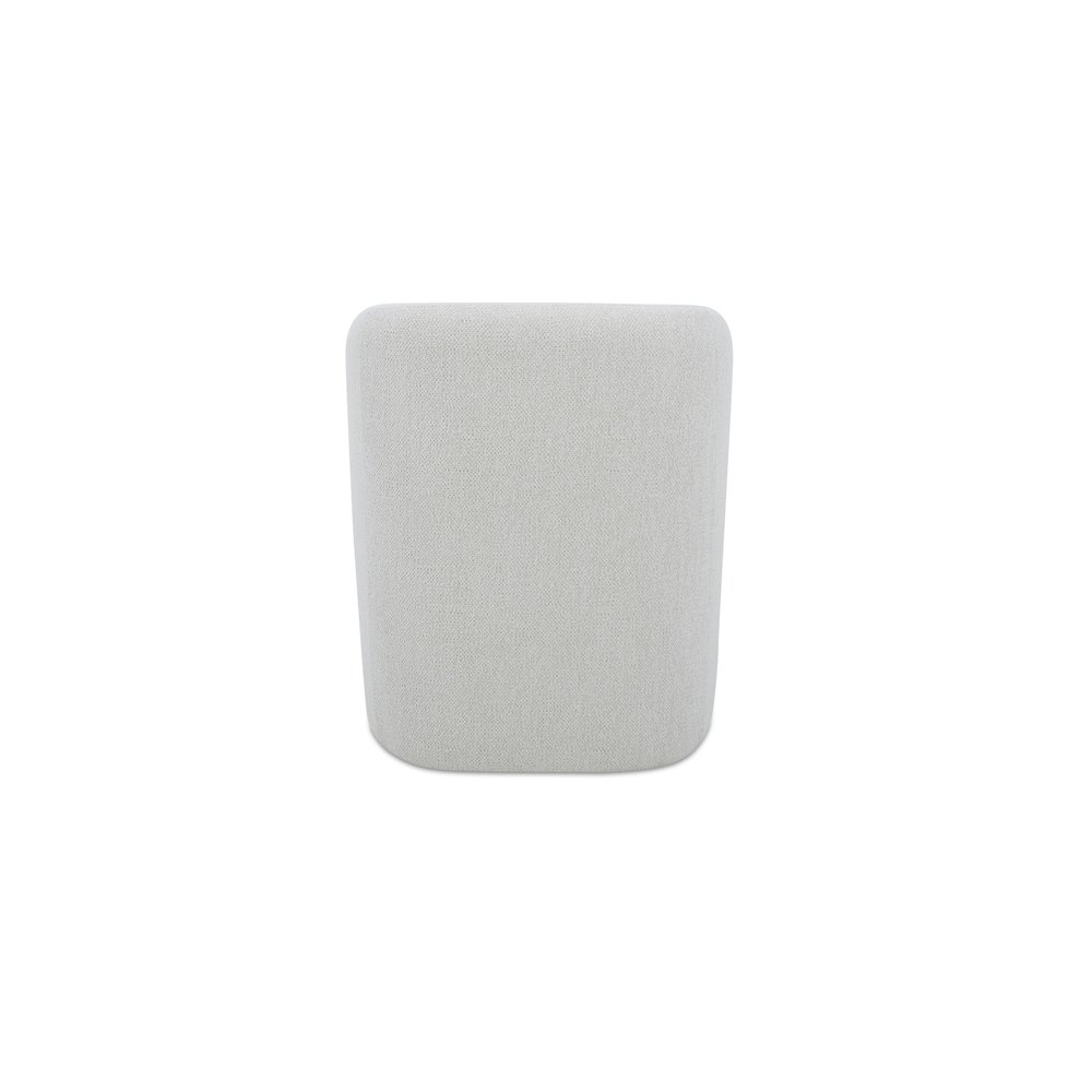 Sandy Rolling Dining Chair Off White. Picture 4