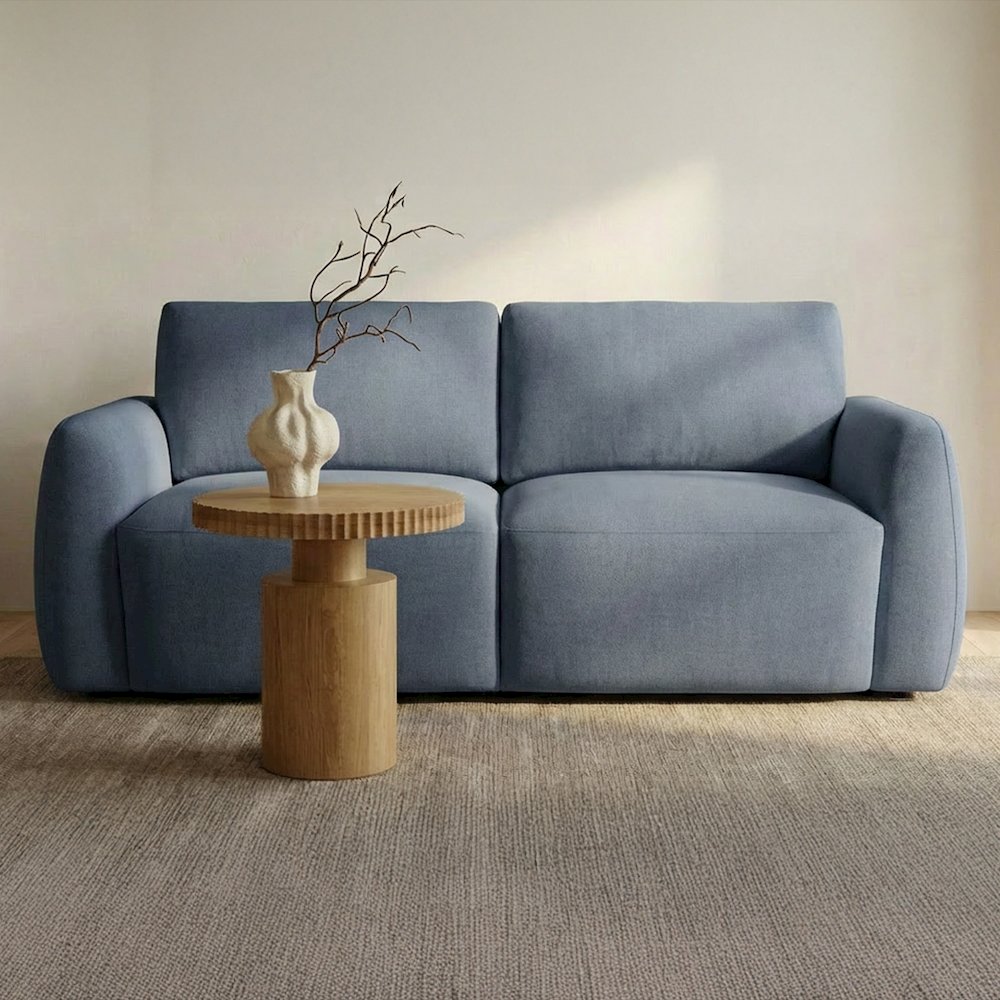 Callie Sofa 68 in. Slate Blue. Picture 7