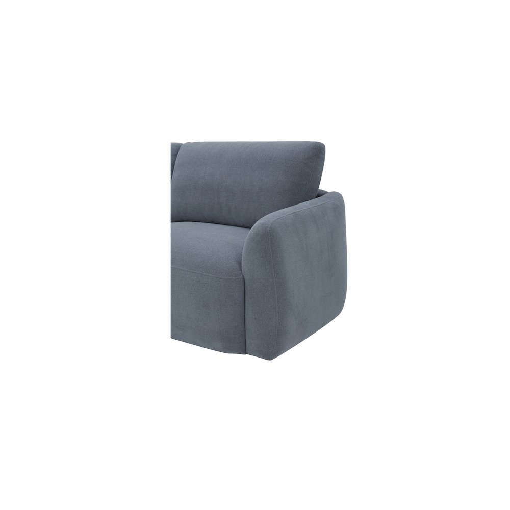 Callie Sofa 91 in. Slate Blue. Picture 5