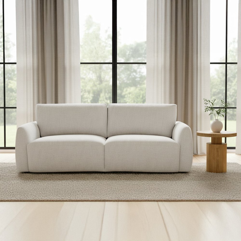 Callie Sofa 91 in. Flecked Oat. Picture 7