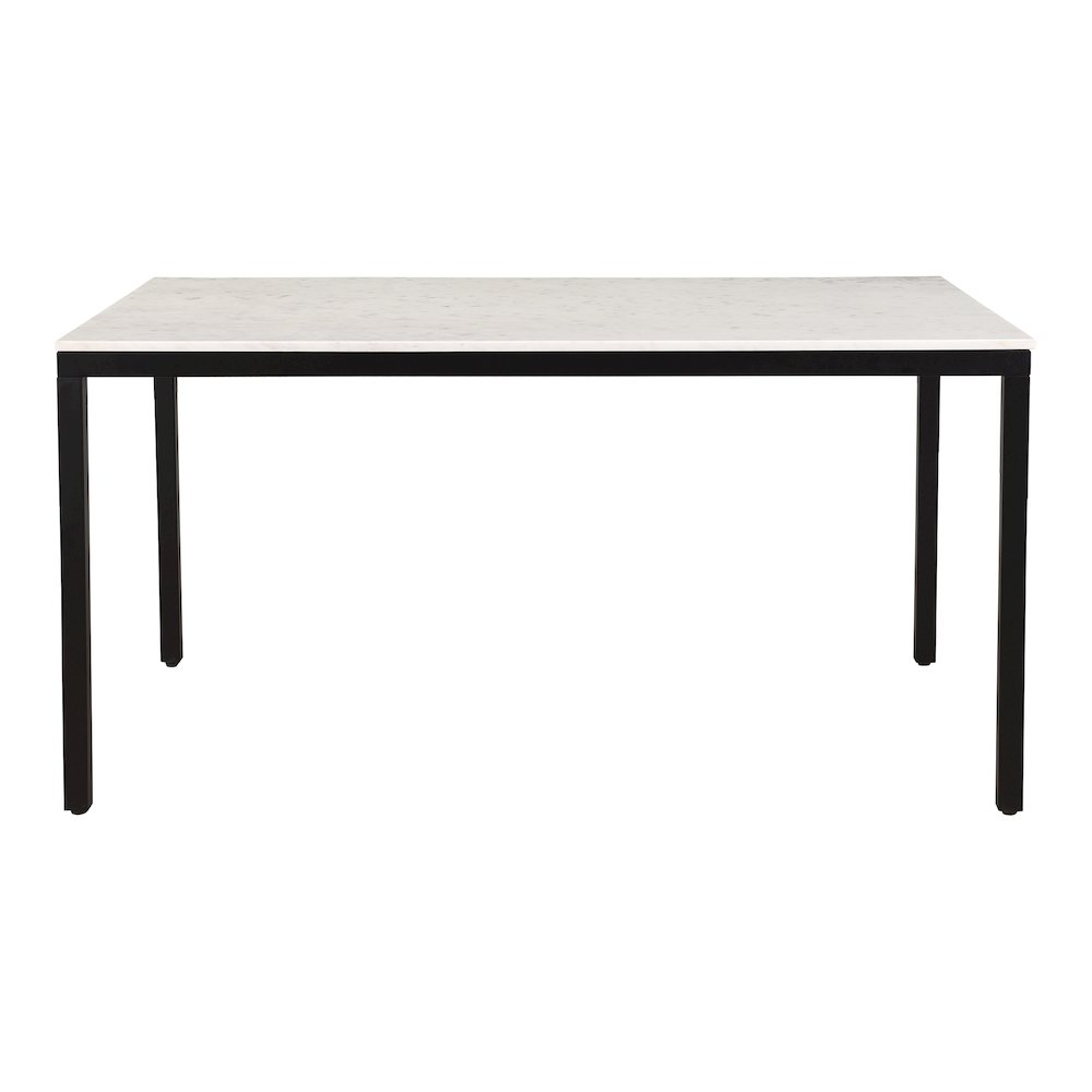 Parson Marble Small Dining Table White. Picture 1