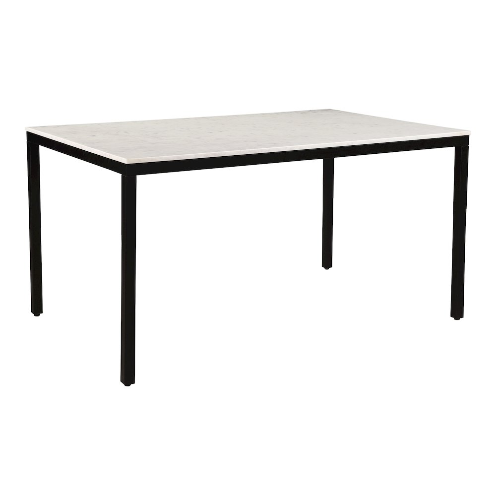 Parson Marble Small Dining Table White. Picture 2